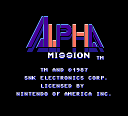 Alpha Mission screenshot 3 for NES
